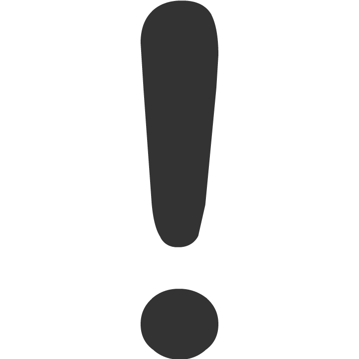 Picture of an exclamation mark